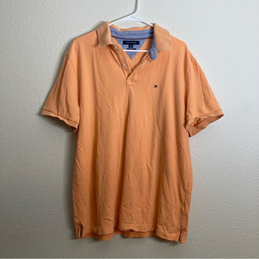 Tommy Hilfiger Golf Polo - Salmon - Size XL